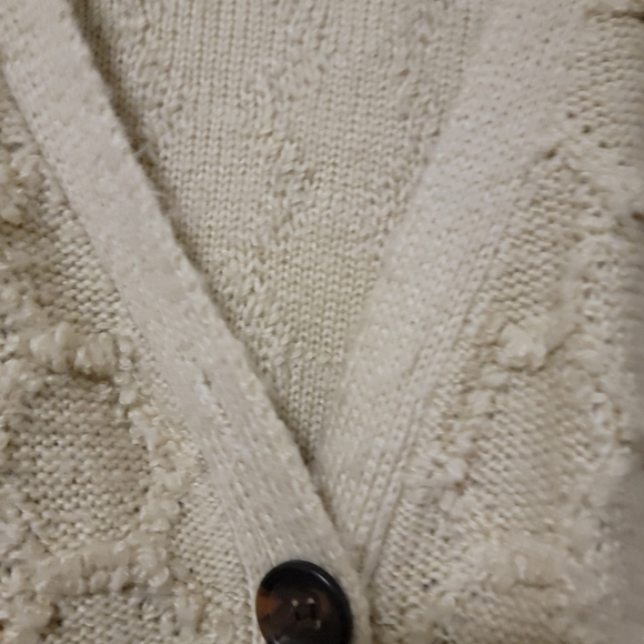 POL Women's Beige Textured Cardigan - Picture 2 of 4